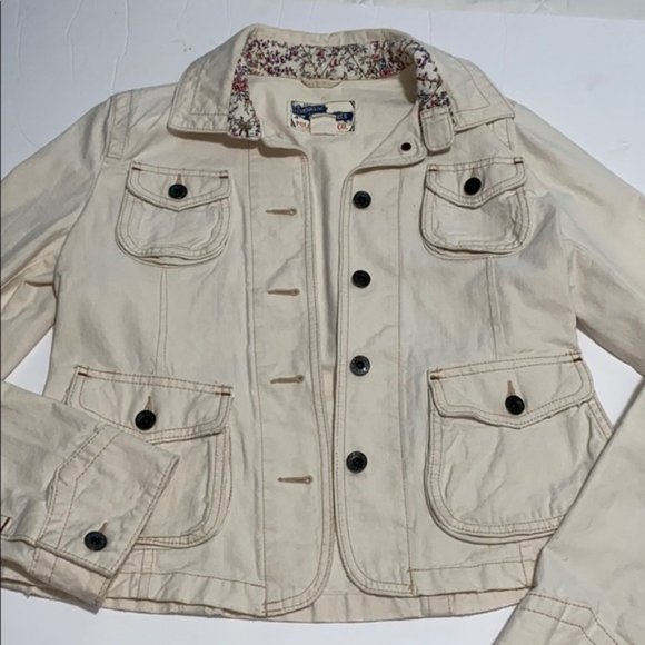 Ralph Lauren Jackets & Blazers - Ralph Lauren Polo Jean Company Cream Denim…